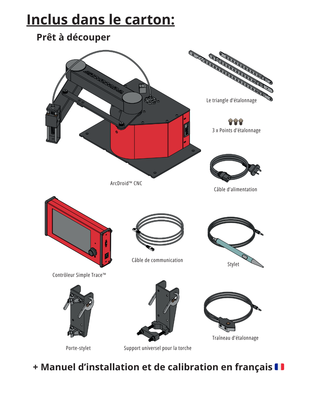 PACK ULTIMATE: Arcroid/ Module X2/ Flextable + Pack accessoires OFFERT