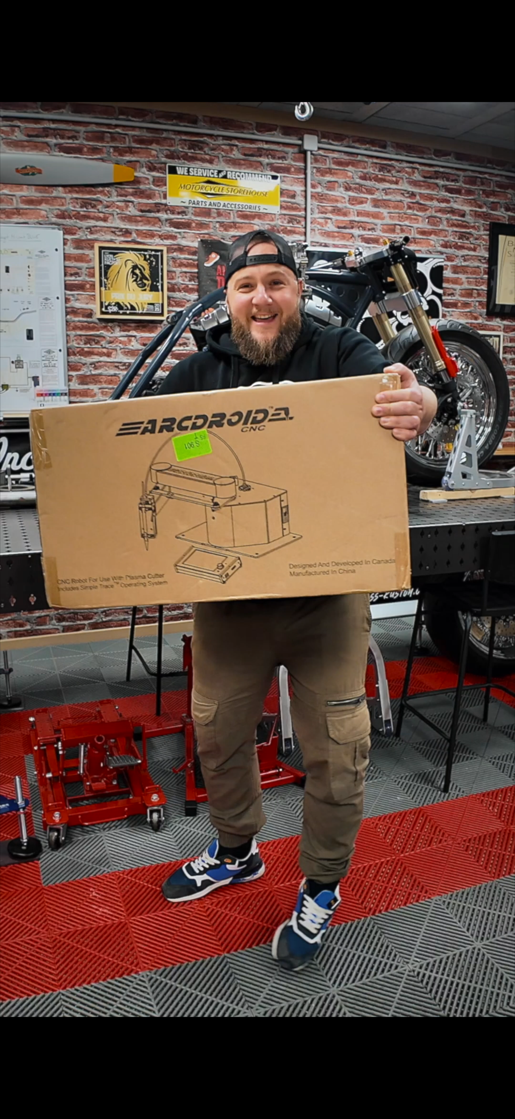 Vidéo de présentation ARCDROID (coupe plasma)